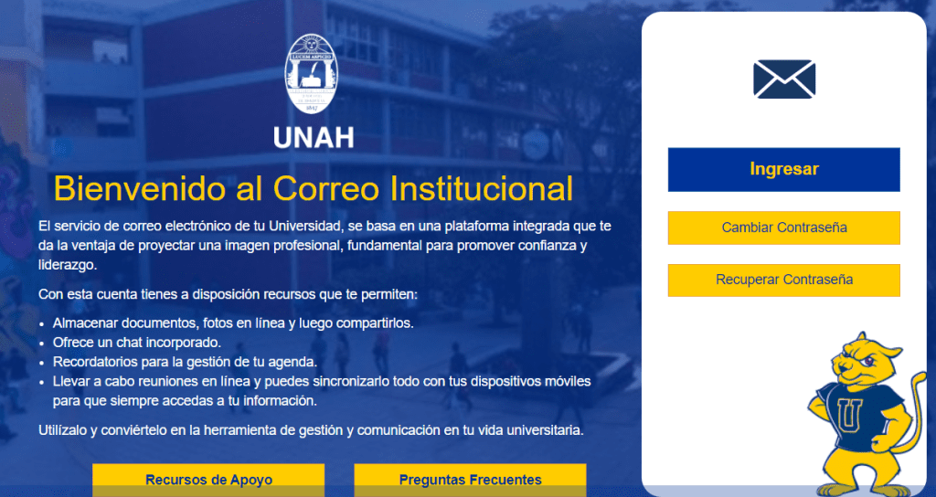 Correo Institucional UNAH